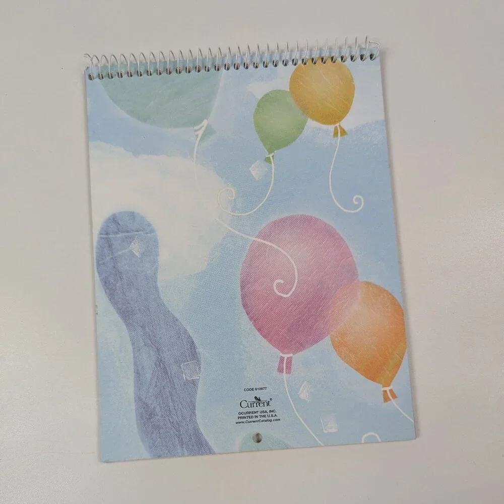 Vintage Current Just for Birthdays Monthly Birthday/Anniversary Tracker